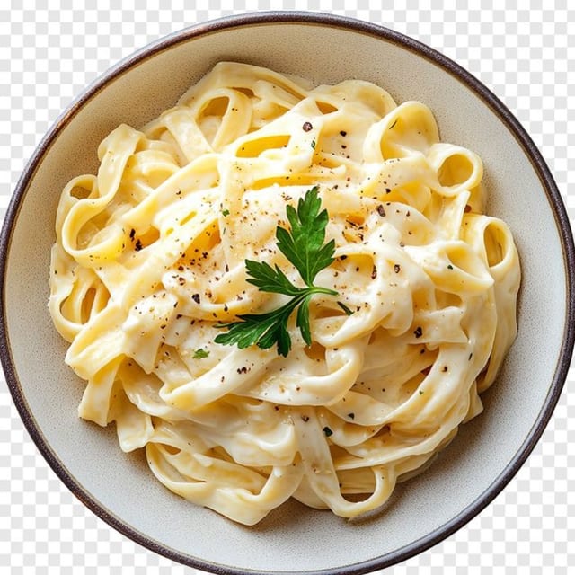 Fettuccine Alfredo.
